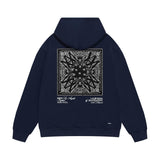 Amiri hoodie simple logo square sleeve print