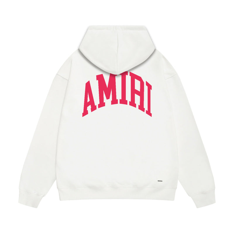 Amiri hoodie red letter bevel letterprinting