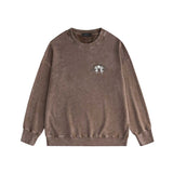 Amiri washed sweatshirt alphabet angel ball print washed old
