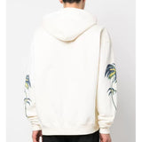 Rhude Hoodie Beach Coconut Letter Print Hooded Sweater Jacket