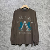Amiri long sleeve shirts horse printing