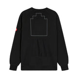 C.e sweatshirt fall and winter c.e patch drop shoulder sleeves round neck pullover sweatshirt