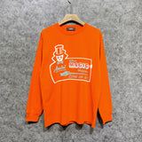 Amiri long sleeve shirts top hat magician printing