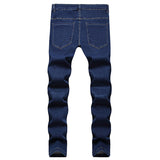Mens Fashion Jeans Red stripes 7163#