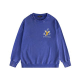 Amiri washed sweatshirt hollywood eagle printing washed and distressed