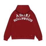Amiri hoodie hollywood pure letterprinting