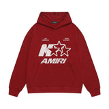 Amiri hoodie spotted five-pointed star print
