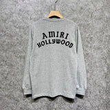 Amiri long sleeve shirts hollywood pure letterprinting