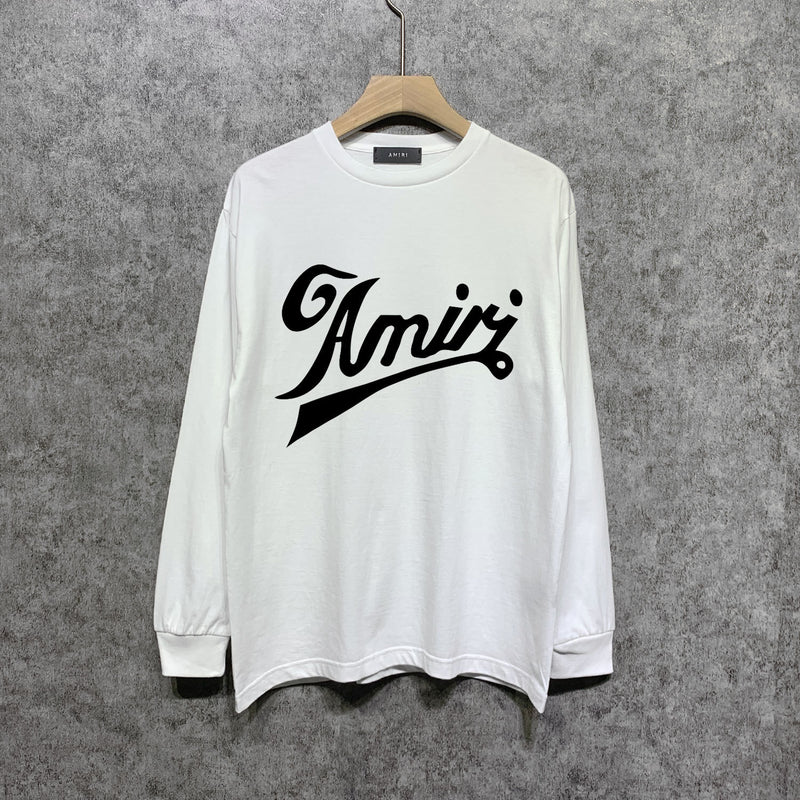 Amiri long sleeve shirts elegant letterprinting