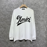 Amiri long sleeve shirts elegant letterprinting