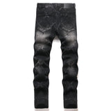 Mens Fashion Jeans Chain embroidery S8261#