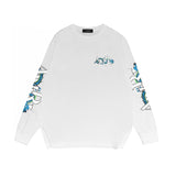 Amiri long sleeve shirts overlapping letter dragon printing