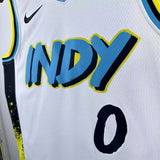 NBA Jerseys Season 25, Pacers, City Edition No. 0, Halliburton