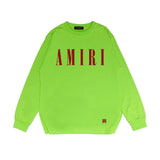 Amiri long sleeve shirts classic letter spider print