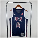 NBA Jerseys 24 Olympics, Team USA, Navy 6, James
