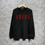 Amiri long sleeve shirts classic letter spider print