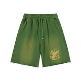 Amiri shorts drawstring slacks alphabet shorts