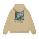 Amiri hoodie black panther print