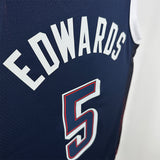 NBA Jerseys 24, Team USA, Navy 5, Edwards