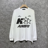 Amiri long sleeve shirts spotted five-pointed star printing