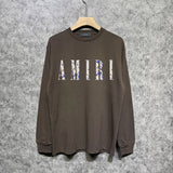 Amiri long sleeve shirts retro totem printing