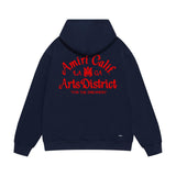 Amiri hoodie la limited art word printing