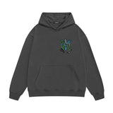 Amiri hoodie waist flower camouflage letterprinting