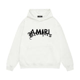 Amiri hoodie letter cross print