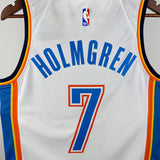 NBA Jerseys Season 23, Thunder, White No. 7, Holmgren