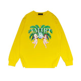 Amiri long sleeve shirts angel twin print