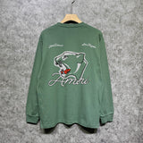 Amiri long sleeve shirts black panther printing