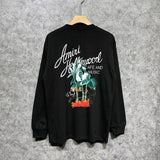 Amiri long sleeve shirts banana panther printing