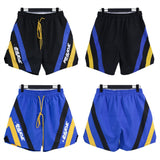 Rhude Shorts Micro-striped color matching casual quick-drying shorts beach pants