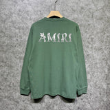 Amiri long sleeve shirts with vine text printing