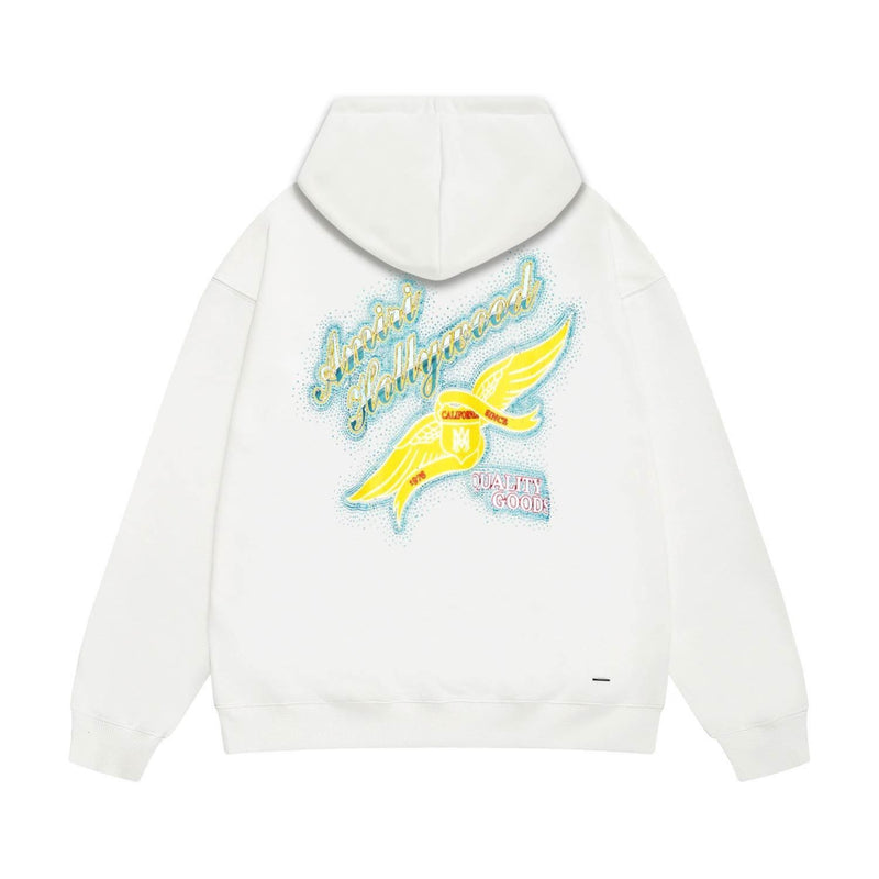 Amiri hoodie star point wings printing