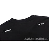 C.e t shirts black and white creative photo men's and women's short sleeves
