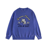 Amiri washed sweatshirt new letter logo printing washed old