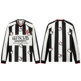 Men's long sleeve shirt - gt retro west coast sports jersey style - hip hop striped design