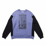 C.e. sweatshirt - autumn/winter c.e. creative character letter graphic color block crewneck sweatshirt - wholesale
