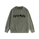 Amiri washed sweatshirt Hollywood alphabet print washed old