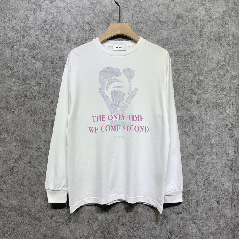 Amiri long sleeve shirts tongue printing