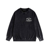 Amiri washed sweatshirt la limited art word printing washed and distressed