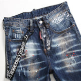DSQ2 Jeans Distressed Slim-fit Stretch Jeans