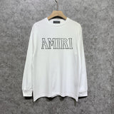 Amiri long sleeve shirts bevel letterprinting