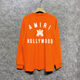 Amiri long sleeve shirts hollywood spider printing