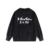 Amiri washed sweatshirt angel twin print washed old