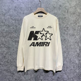Amiri long sleeve shirts spotted five-pointed star printing