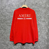 Amiri long sleeve shirts crayon horizontal strip printing