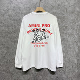 Amiri long sleeve shirts bull printing