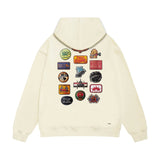 Amiri hoodie multi-chapter printing
